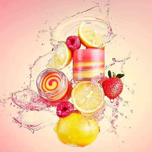 LANEIGE Lip Sleeping Mask: Nourish, Hydrate, Vitamin C, Murumuru & Shea Butter, Antioxidants, Flaky, Dry Lips