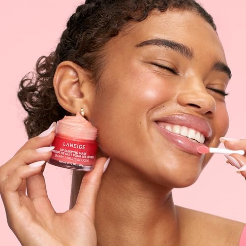 LANEIGE Lip Sleeping Mask: Nourish, Hydrate, Vitamin C, Murumuru & Shea Butter, Antioxidants, Flaky, Dry Lips