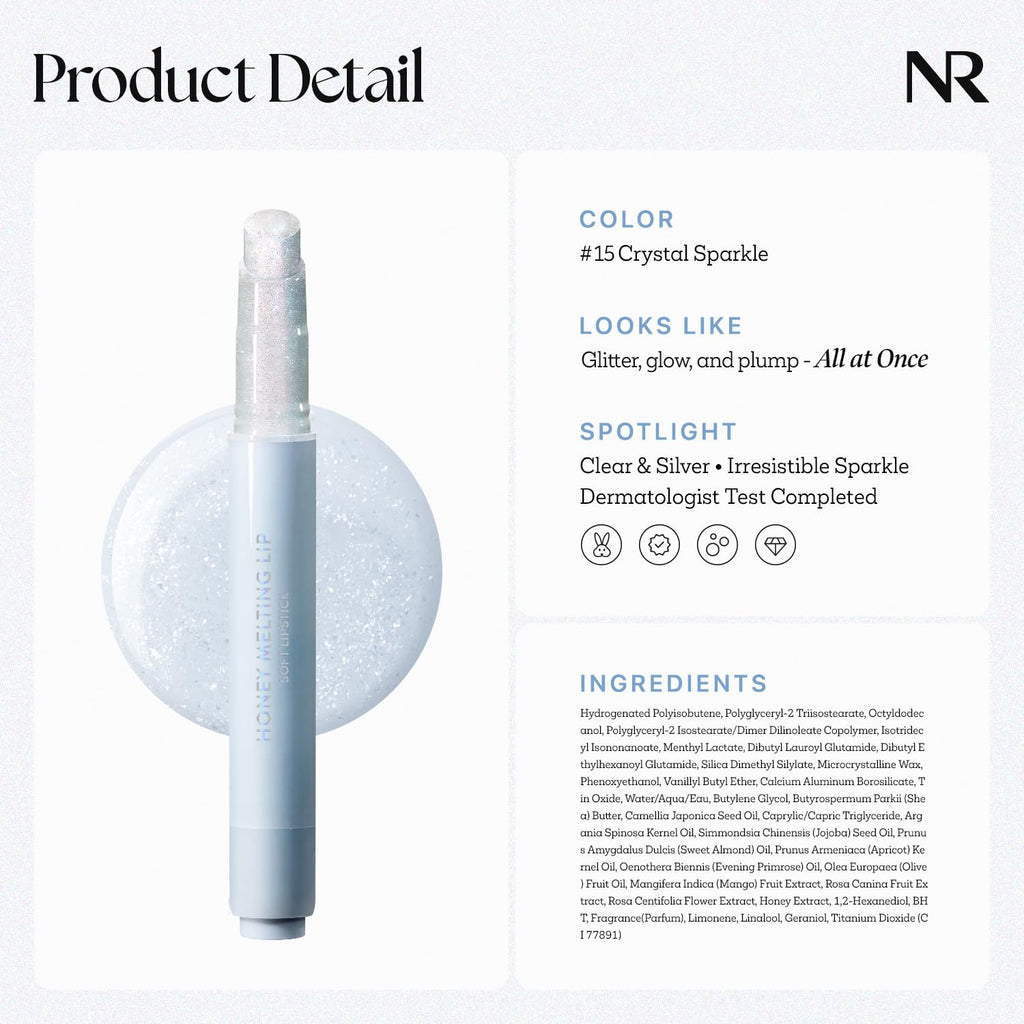 Nature Republic HONEY MELTING LIP PLUMPING (11 PINK) SOFT LIP STICK Tint & Plump Hydrating Gloss, Moisturizing balms, Volumizing formula & Sheer tint, Glowy Finish, korean make up