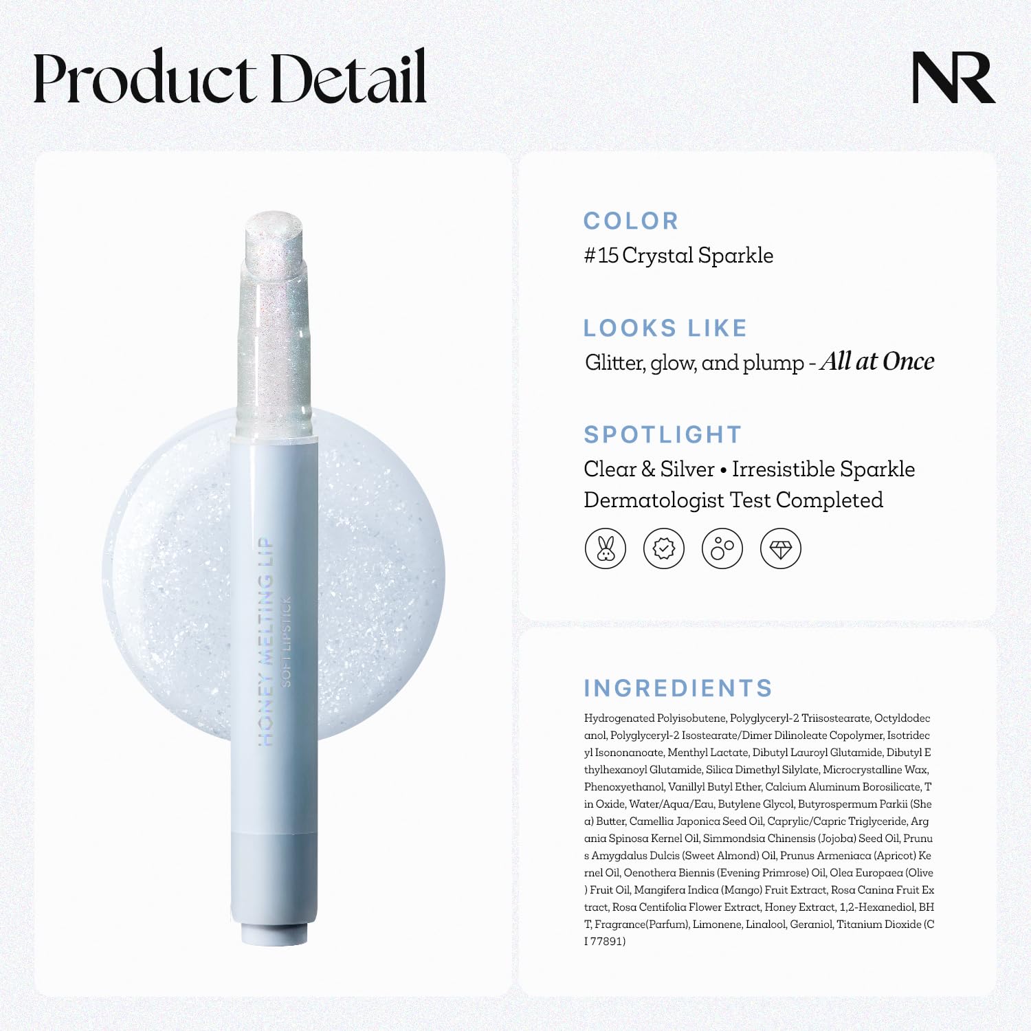 Nature Republic HONEY MELTING LIP PLUMPING (11 PINK) SOFT LIP STICK Tint & Plump Hydrating Gloss, Moisturizing balms, Volumizing formula & Sheer tint, Glowy Finish, korean make up