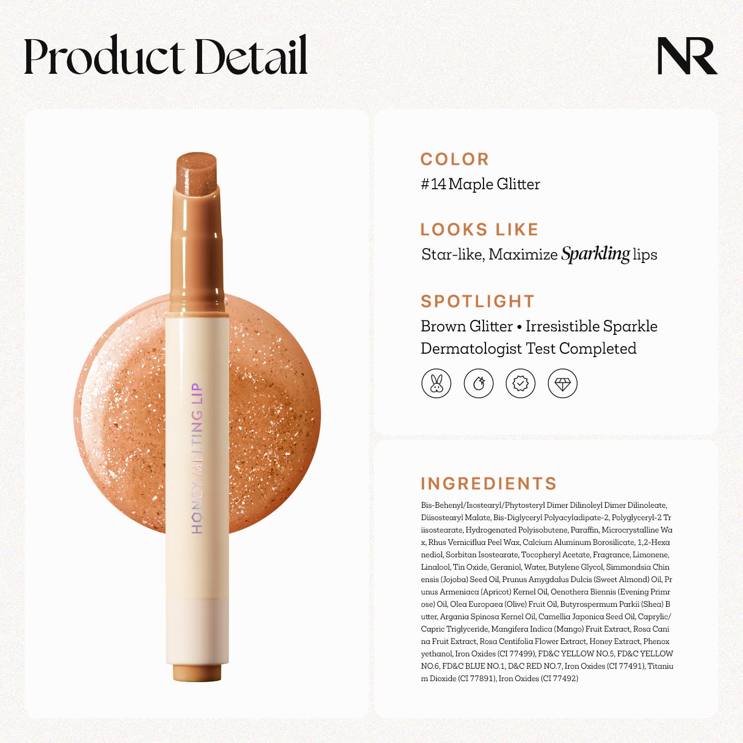 Nature Republic HONEY MELTING LIP PLUMPING (11 PINK) SOFT LIP STICK Tint & Plump Hydrating Gloss, Moisturizing balms, Volumizing formula & Sheer tint, Glowy Finish, korean make up