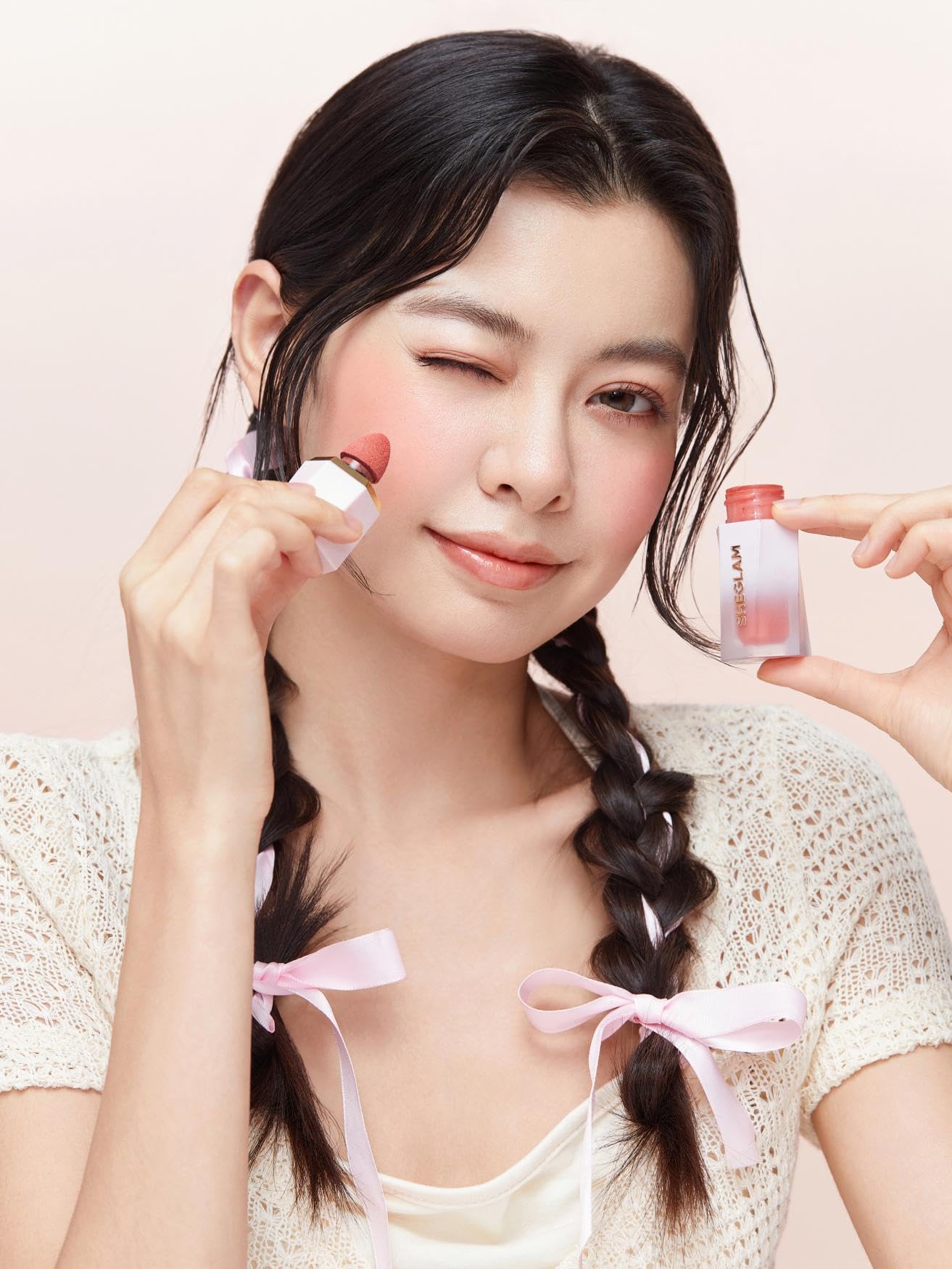 SHEGLAM Color Bloom Liquid Blush Makeup for Cheeks Matte Finish -Hot Topic