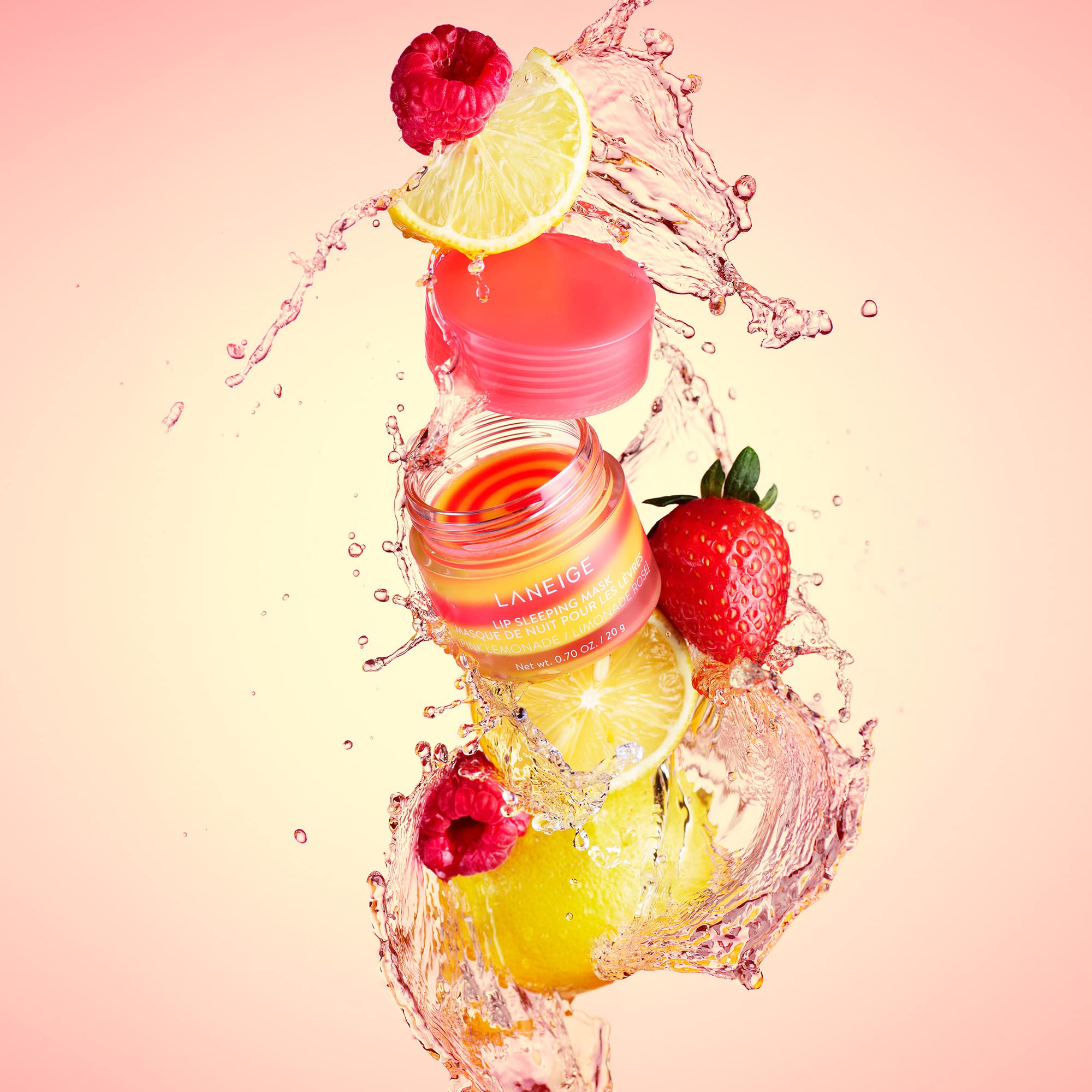 LANEIGE Lip Sleeping Mask: Nourish, Hydrate, Vitamin C, Murumuru & Shea Butter, Antioxidants, Flaky, Dry Lips