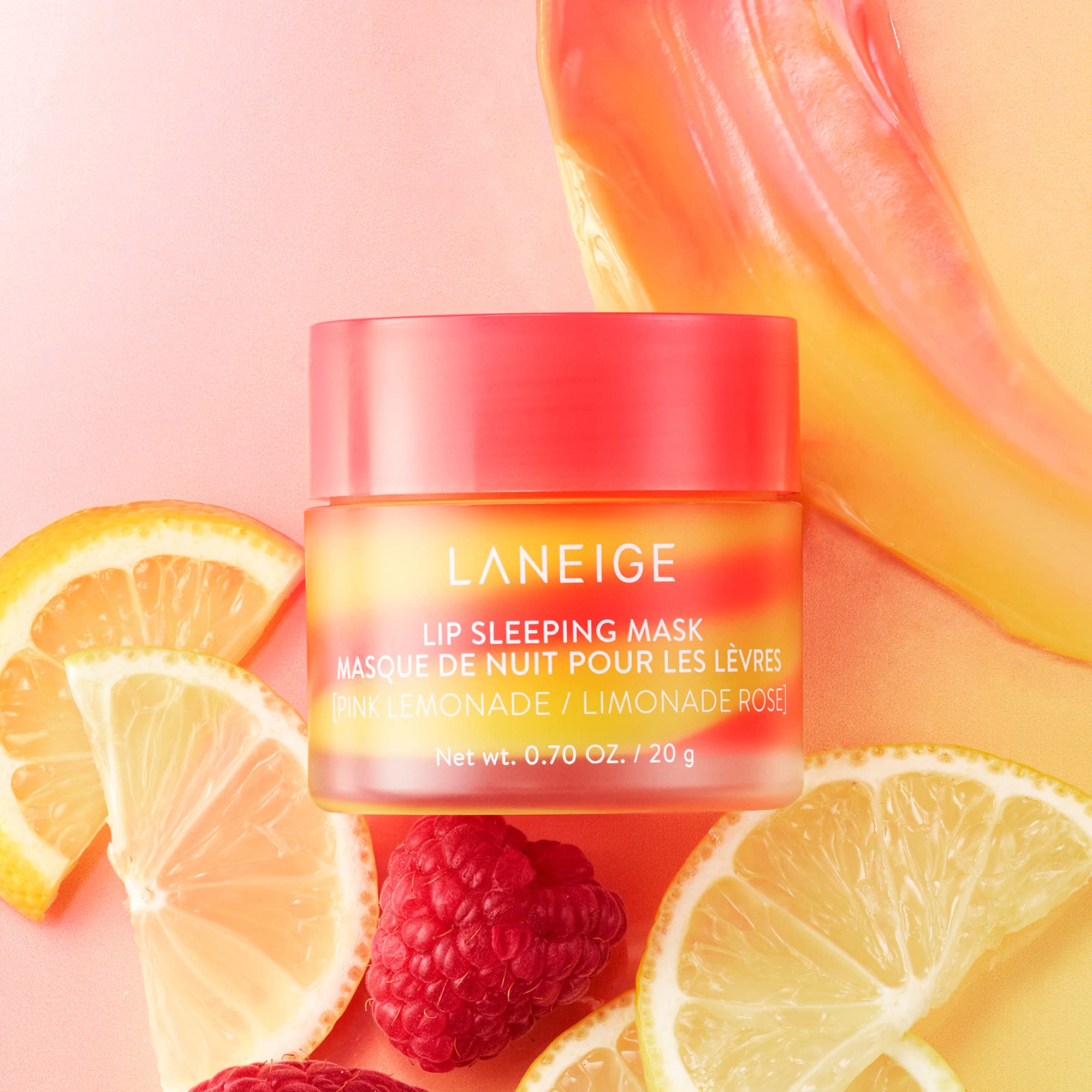 LANEIGE Lip Sleeping Mask: Nourish, Hydrate, Vitamin C, Murumuru & Shea Butter, Antioxidants, Flaky, Dry Lips
