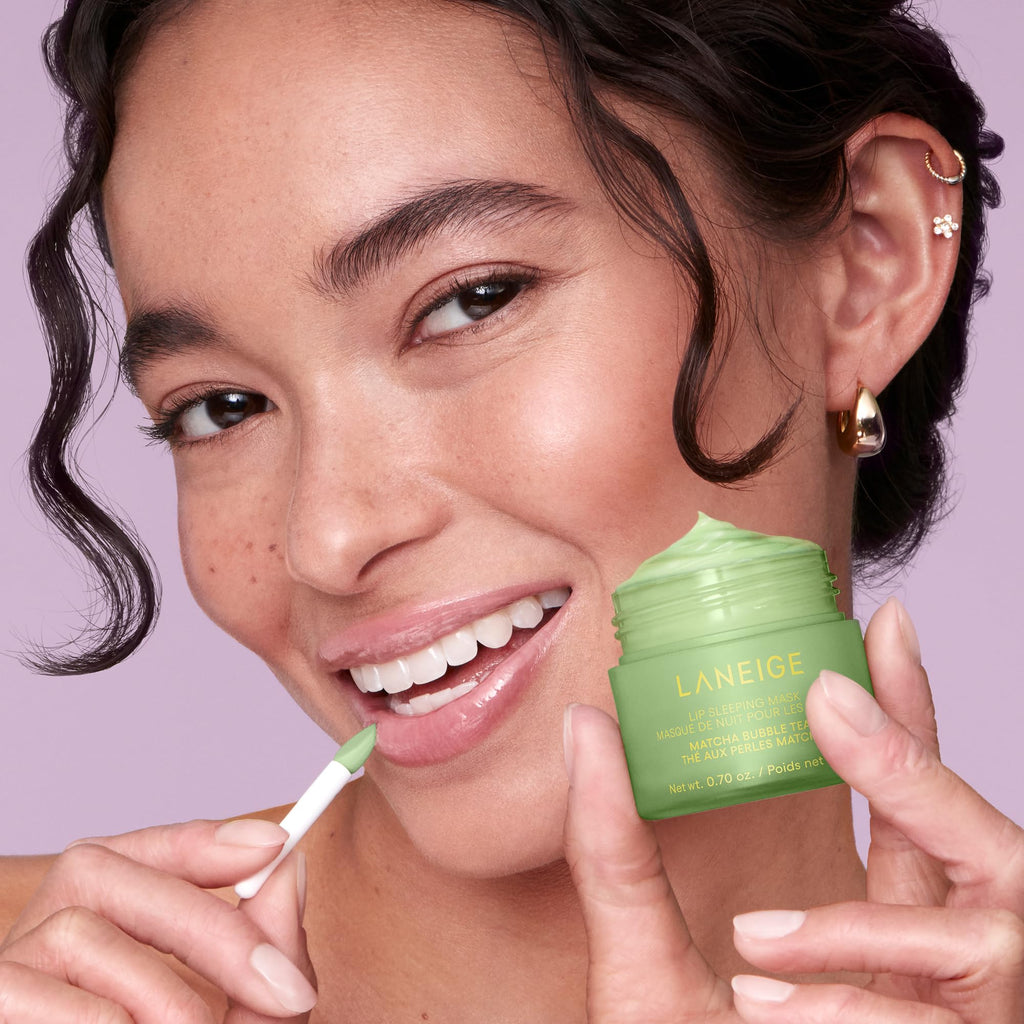 LANEIGE Lip Sleeping Mask: Nourish, Hydrate, Vitamin C, Murumuru & Shea Butter, Antioxidants, Flaky, Dry Lips